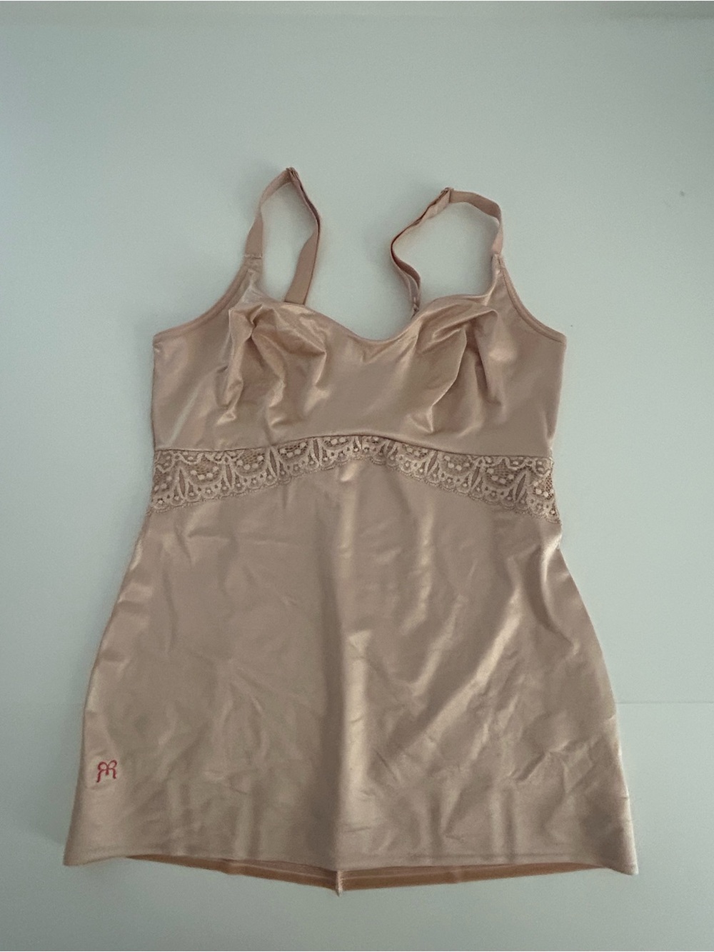 Ruby Ribbon Lace-Trim Shape Wear Camisole | Size 36
